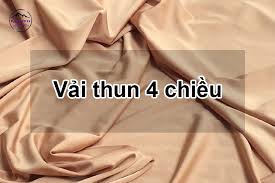 vải cotton 4 chiều và 2 chiều